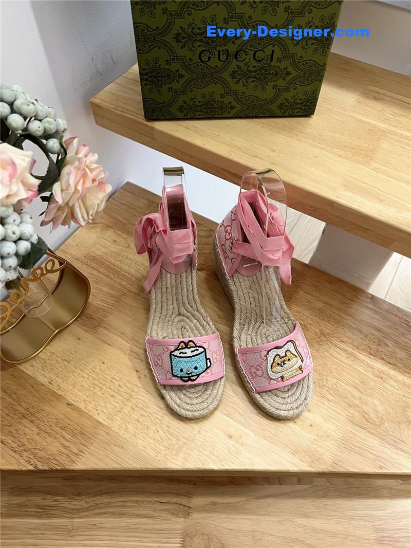 Gvc*1 espadrille wedge platform shoes
