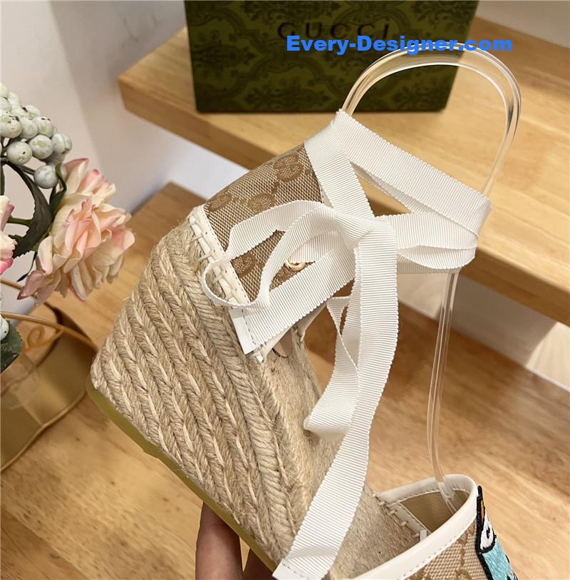 Gvc*1 espadrille wedge platform shoes