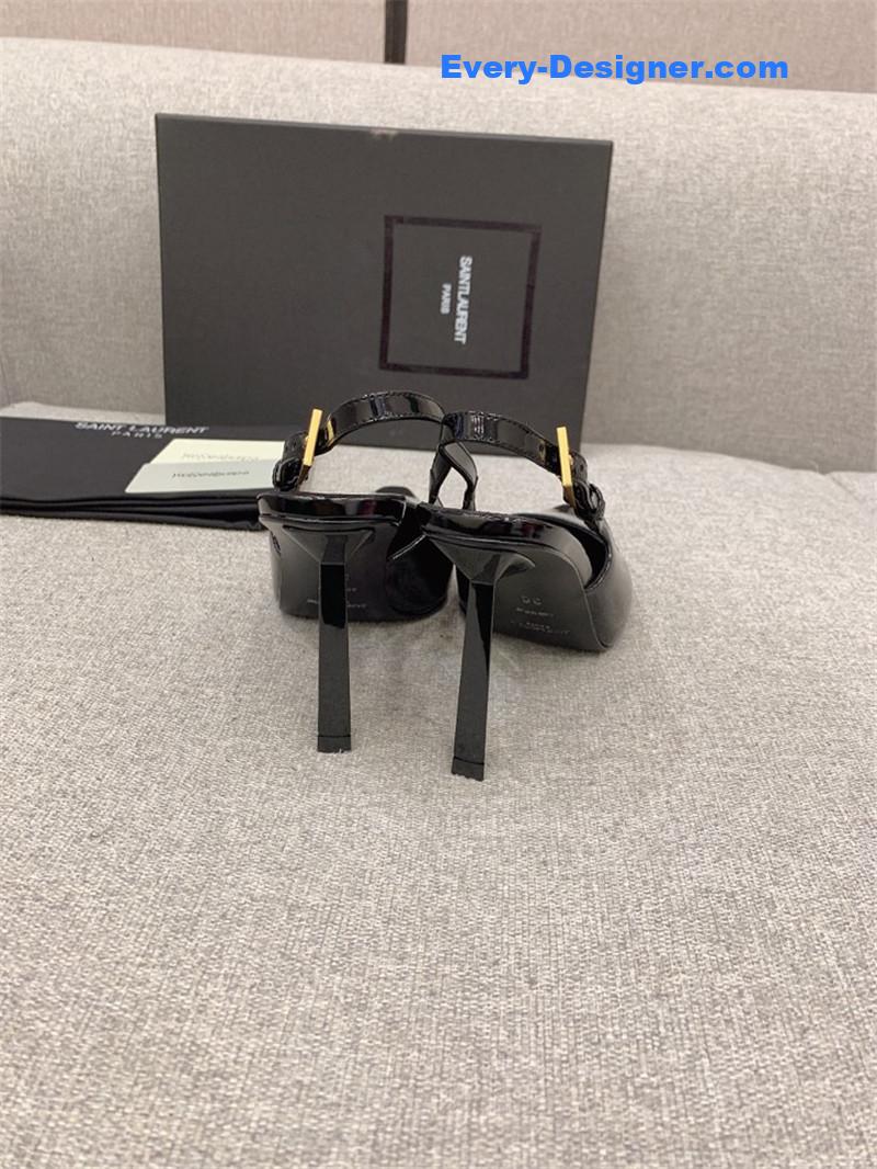 Versace Pointed Toe Heels Sandals