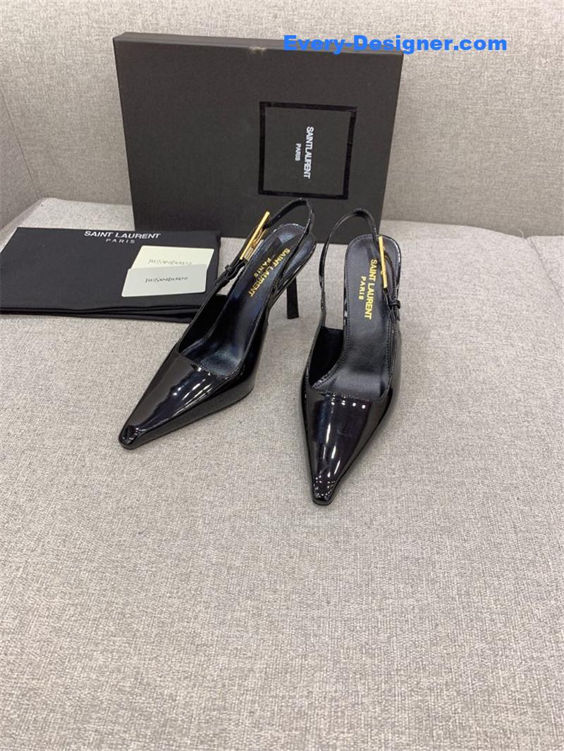 Versace Pointed Toe Heels Sandals