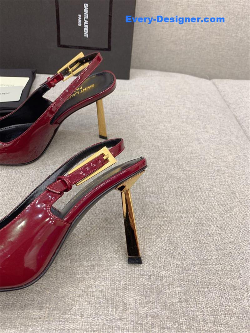 Versace Pointed Toe Heels Sandals