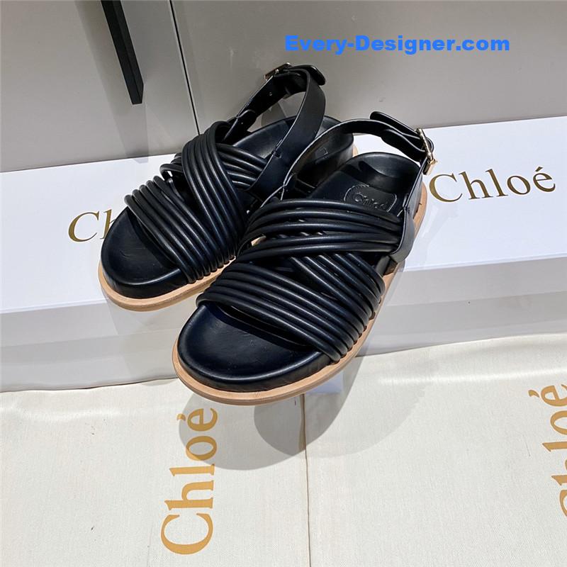 Chloe Cross Strap Roman Sandals