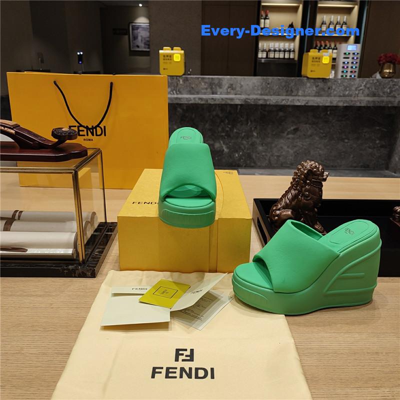 F**di wedge platform sandals