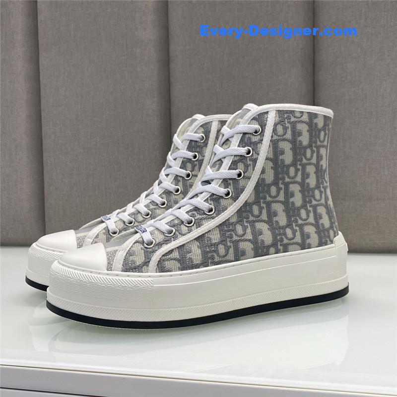 D10r couple models thick bottom strap high top casual shoes