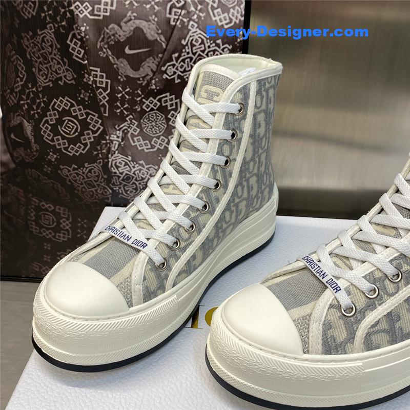 D10r couple models thick bottom strap high top casual shoes