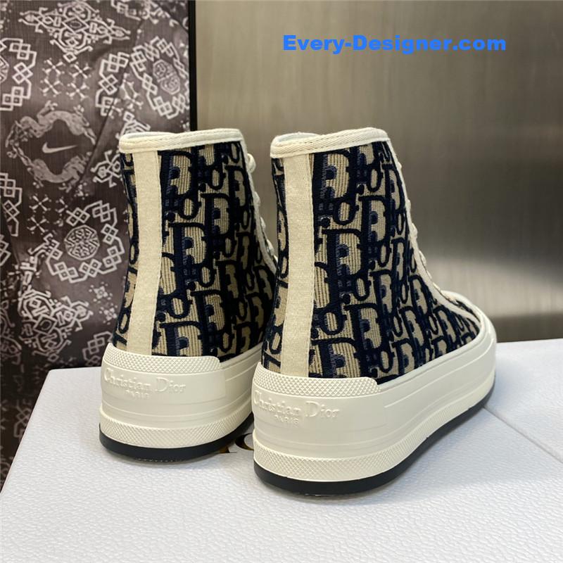 D10r couple models thick bottom strap high top casual shoes