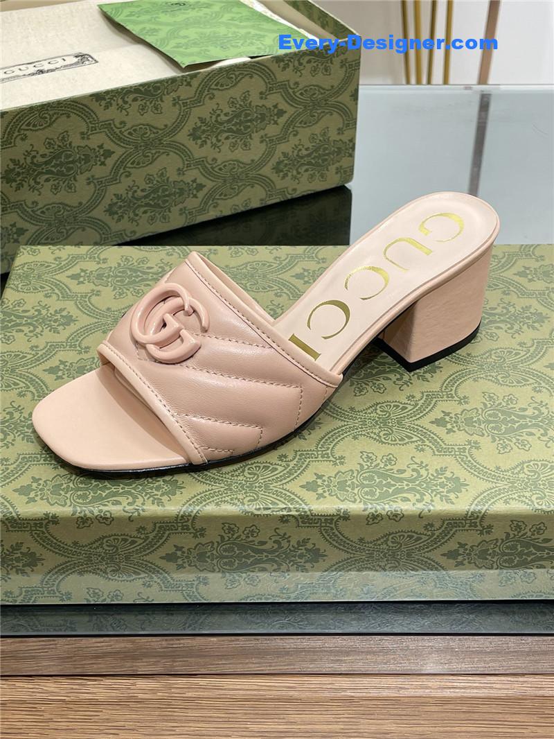 Gvc*1 gg buckle sandals slippers