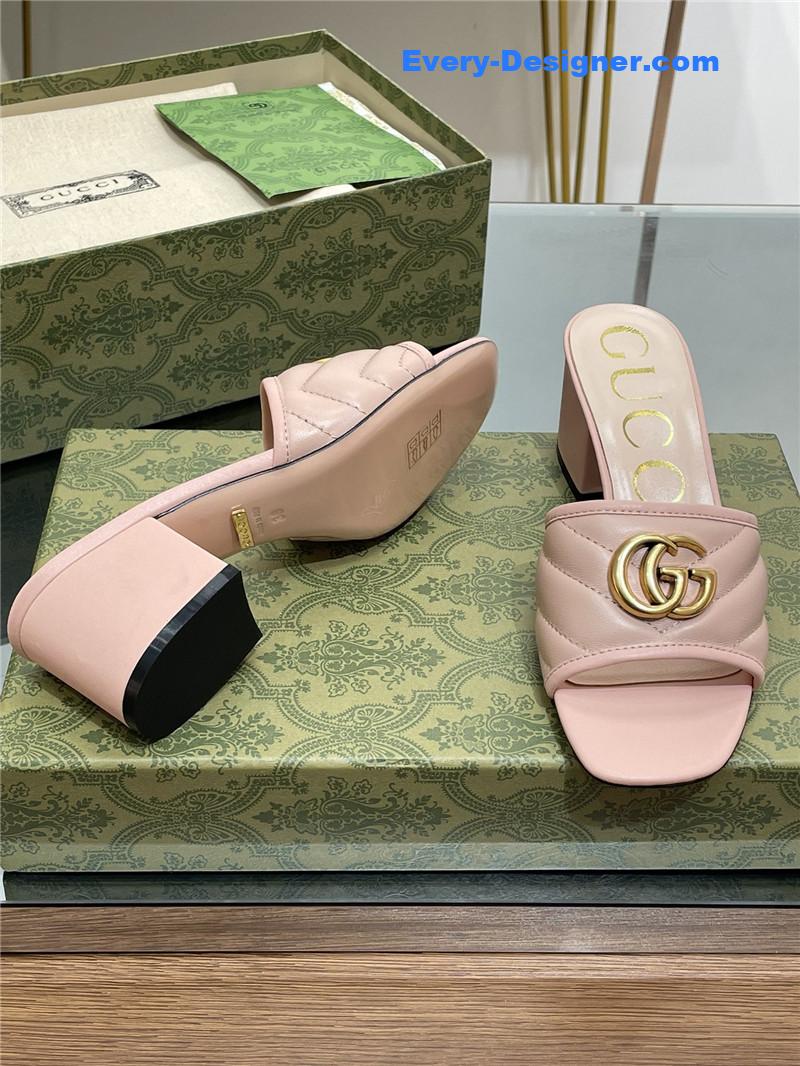 Gvc*1 gg buckle sandals slippers