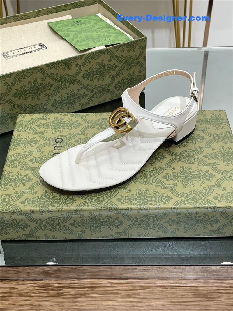 Gvc*1 classic gg buckle sandals