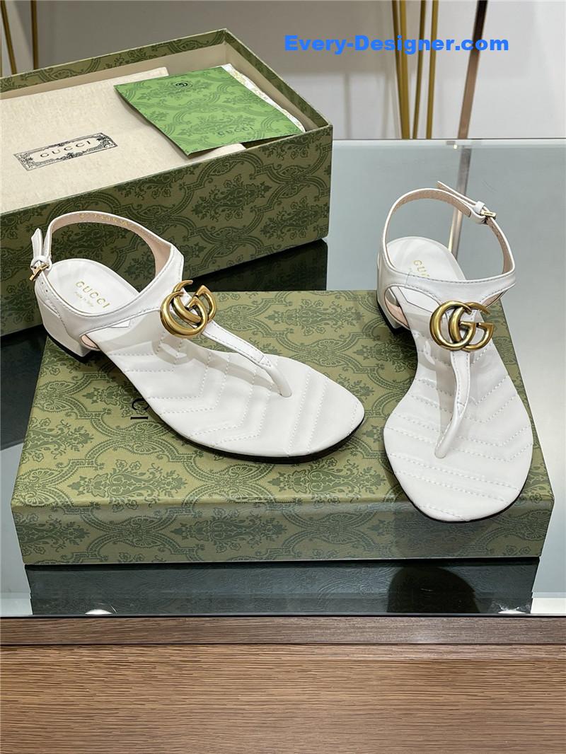 Gvc*1 classic gg buckle sandals