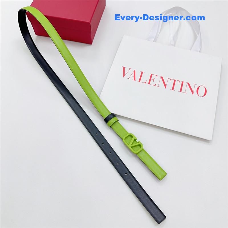 Va1e*ntin0 new double-sided top layer cowhide belt