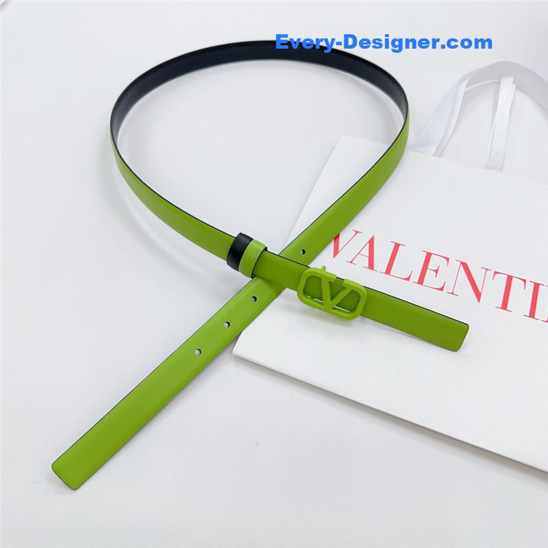 Va1e*ntin0 new double-sided top layer cowhide belt