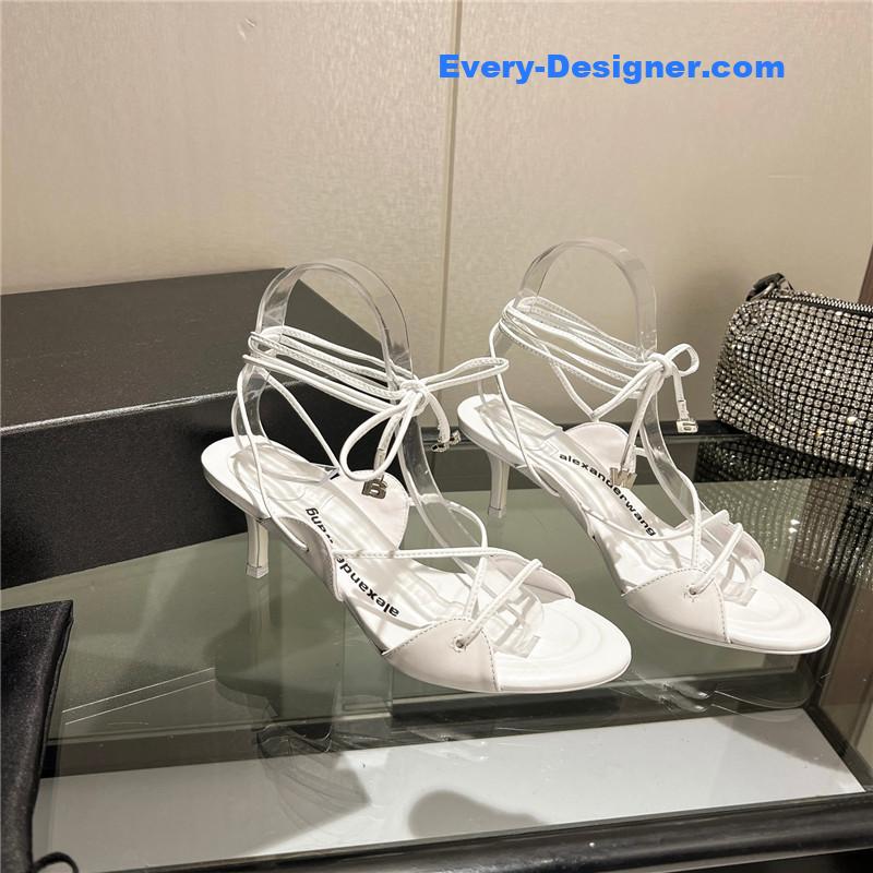 A1exa*der wang metal rhinestone buckle sandals