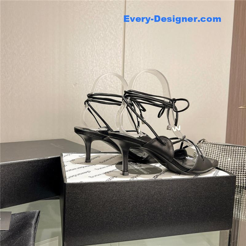 A1exa*der wang metal rhinestone buckle sandals