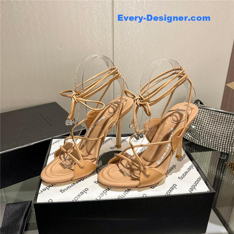 A1exa*der wang metal rhinestone buckle sandals
