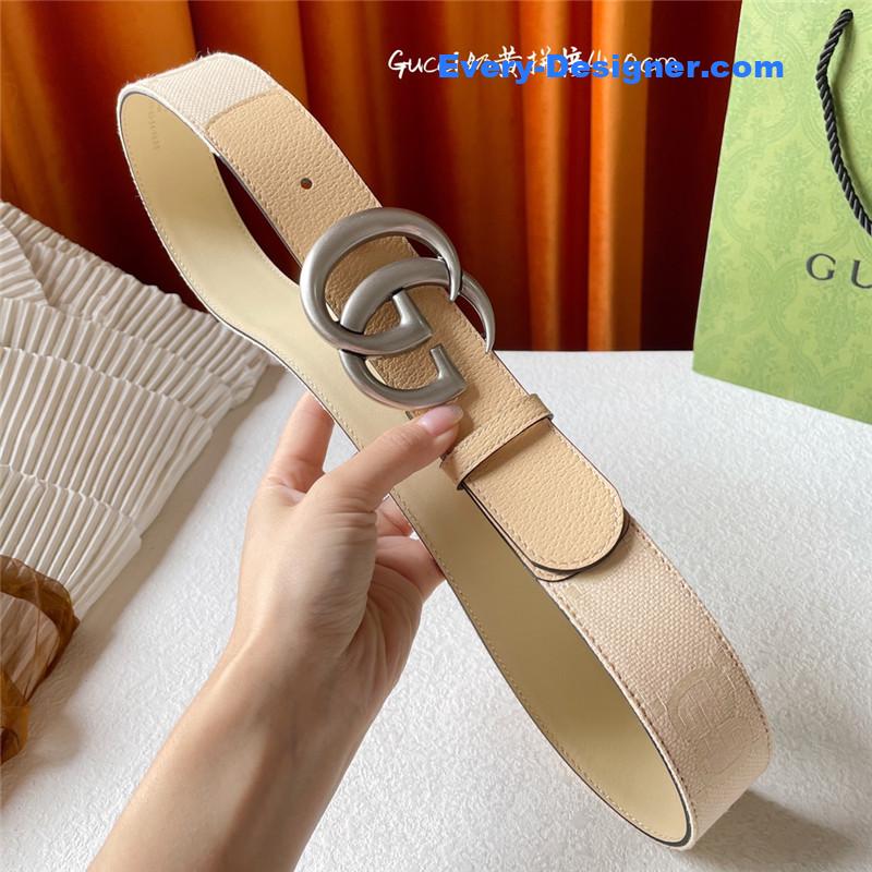 Gvc*1 belt with double g logo buckle