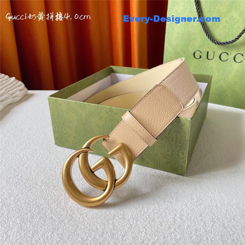 Gvc*1 belt with double g logo buckle