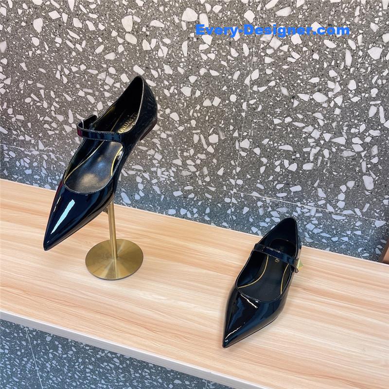 Va1e*ntin0 new mary jane high-heeled shoes