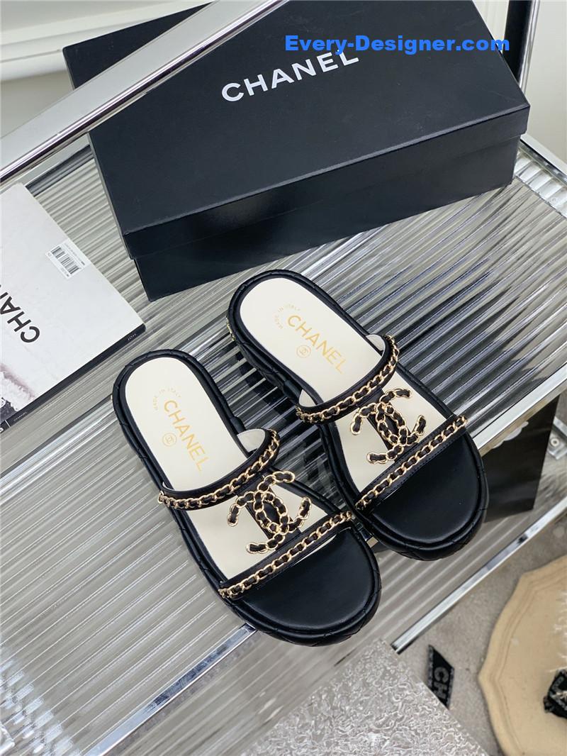 CC new silk sheepskin slippers