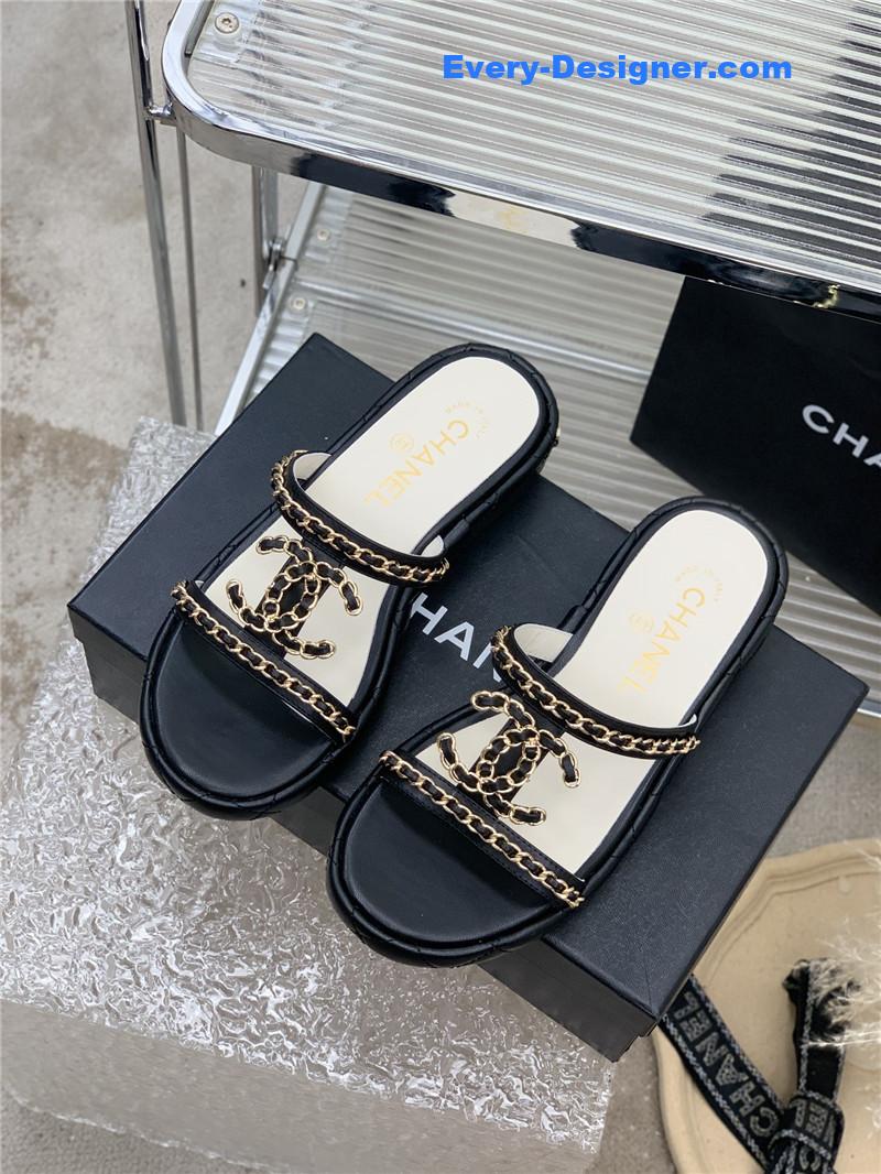 CC new silk sheepskin slippers