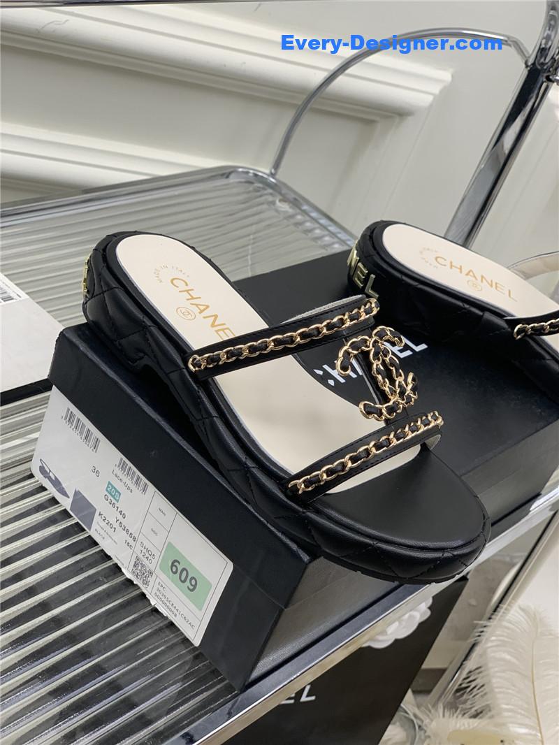 CC new silk sheepskin slippers