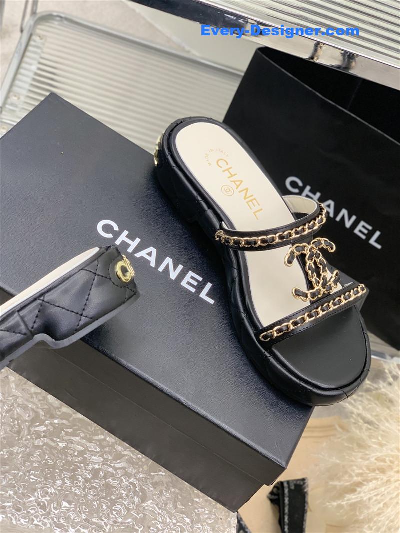 CC new silk sheepskin slippers
