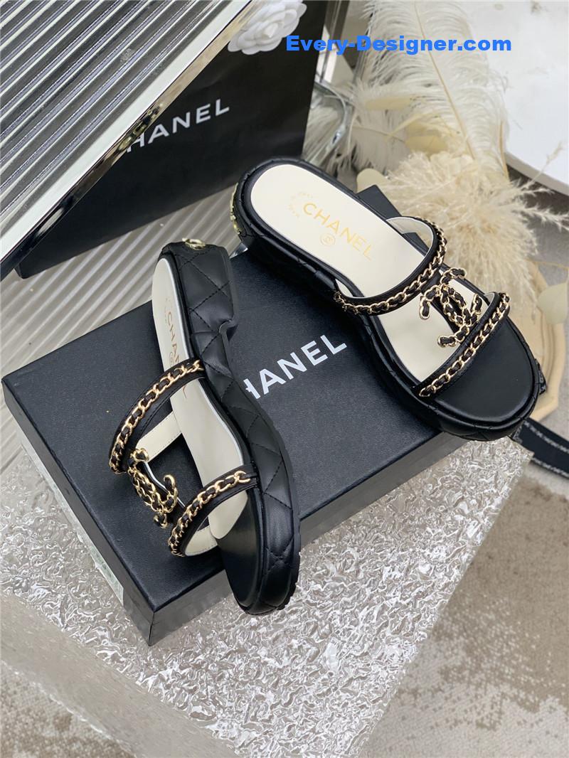 CC new silk sheepskin slippers