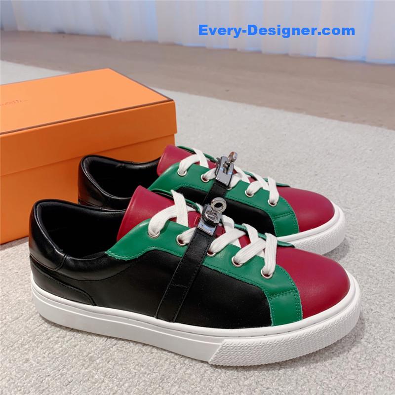 H**me5 british retro design white shoes