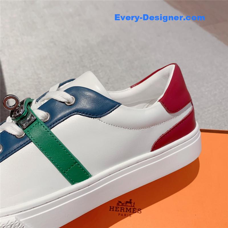 H**me5 british retro design white shoes