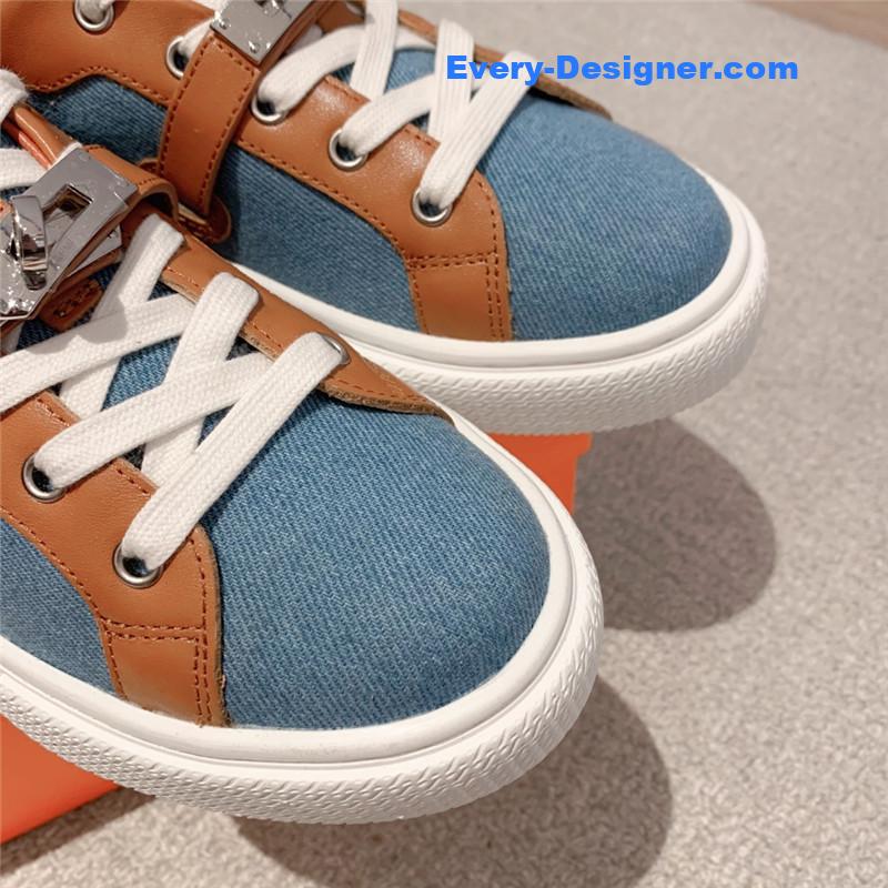 H**me5 british retro design white shoes