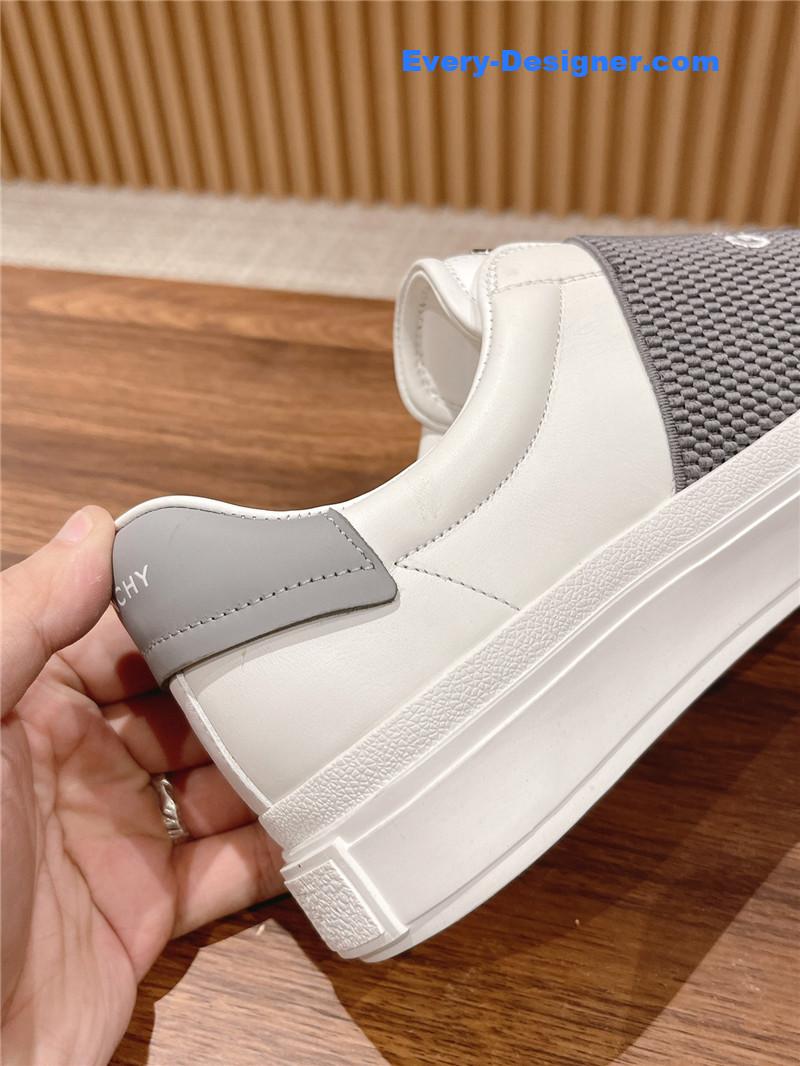 Givenchy Elastic Metal Buckle White Shoes