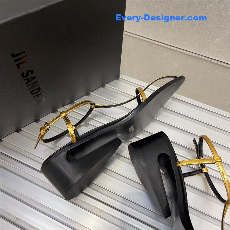 jil sander early spring jil sander flat slippers
