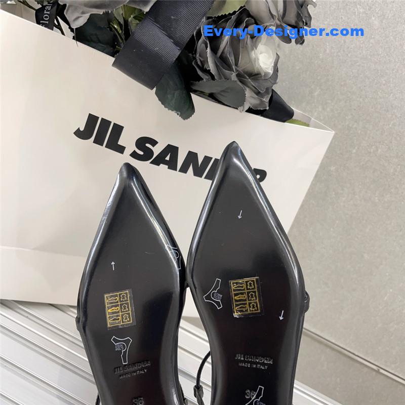 jil sander spring and summer new small high-heeled sandals