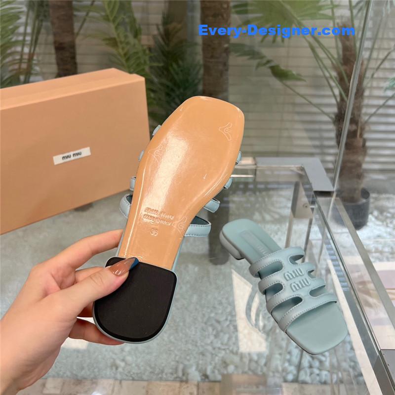 M1um1u new flat slippers
