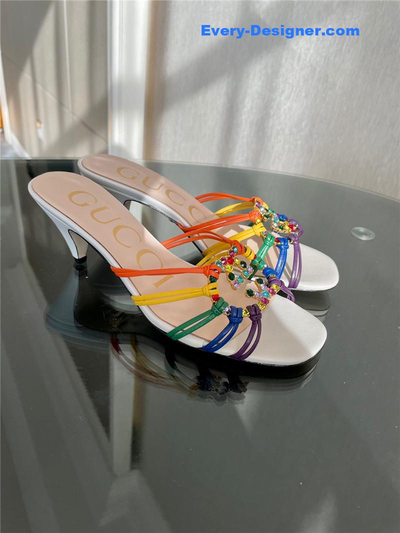 Gvc*1 new crystal embellished sandals and slippers