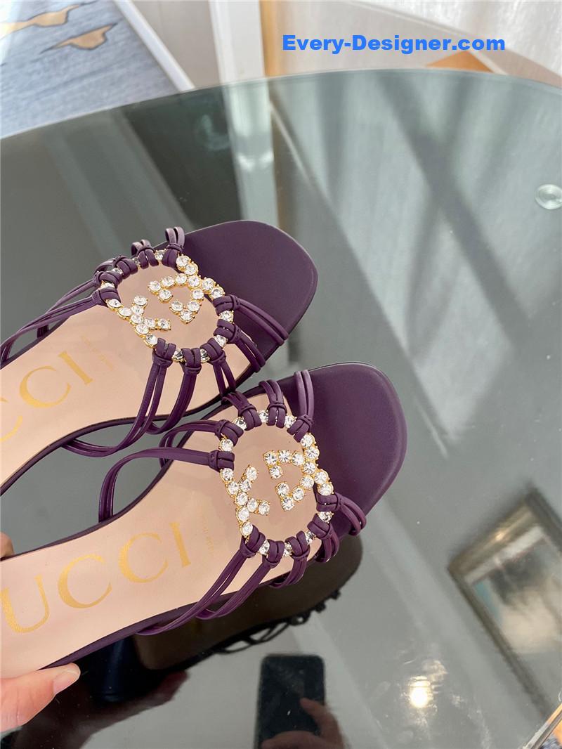 Gvc*1 new crystal embellished sandals and slippers