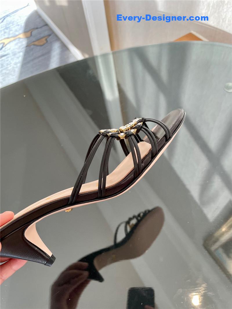 Gvc*1 new crystal embellished sandals and slippers