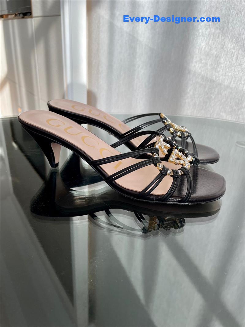 Gvc*1 new crystal embellished sandals and slippers
