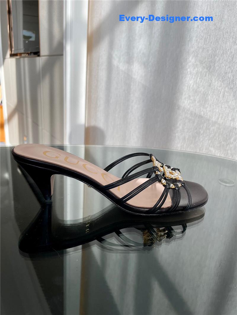 Gvc*1 new crystal embellished sandals and slippers