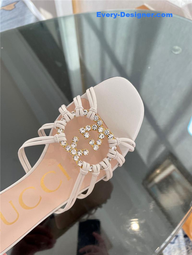Gvc*1 new crystal embellished sandals and slippers