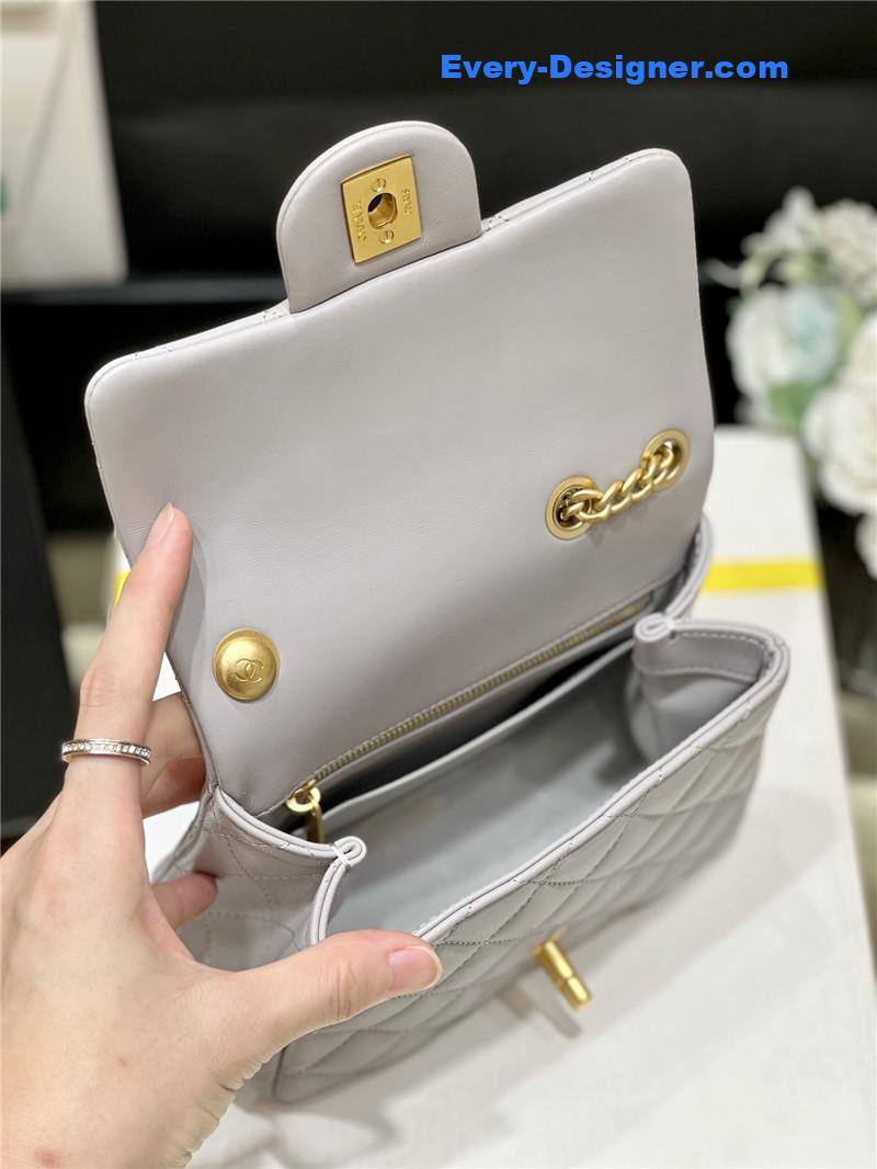 Ch**el cf camellia flap bag small