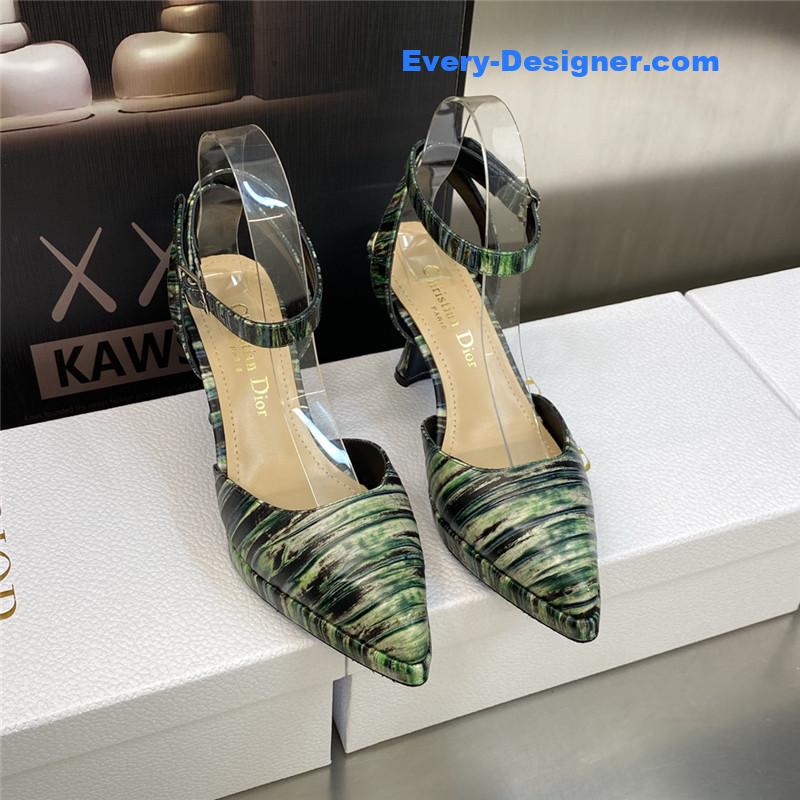 D10r metal buckle platform muller women’s sandals