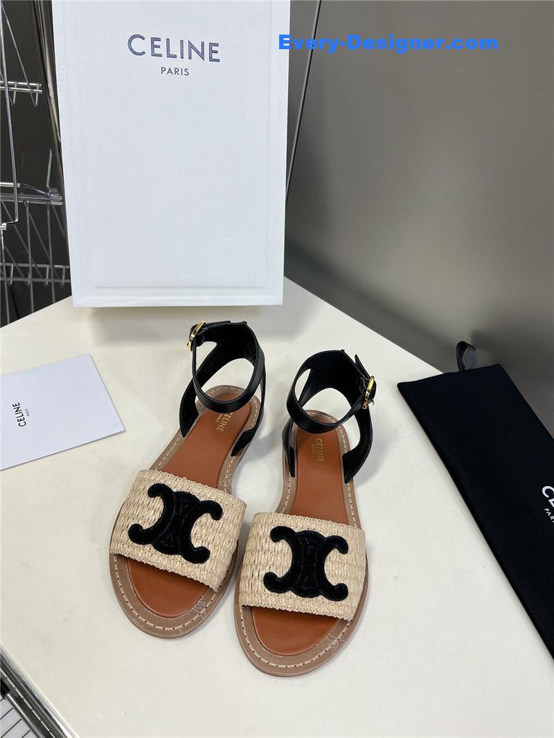 Ce1i*e logo flat sandals