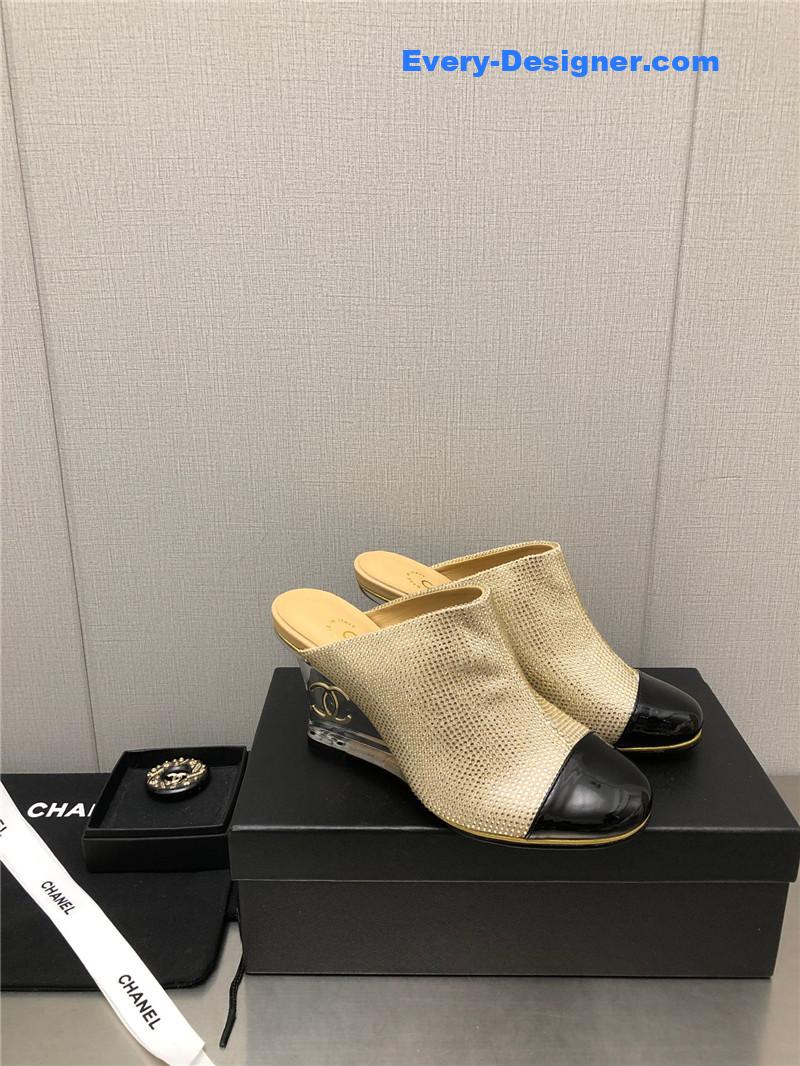 CC counter catwalk platform slippers