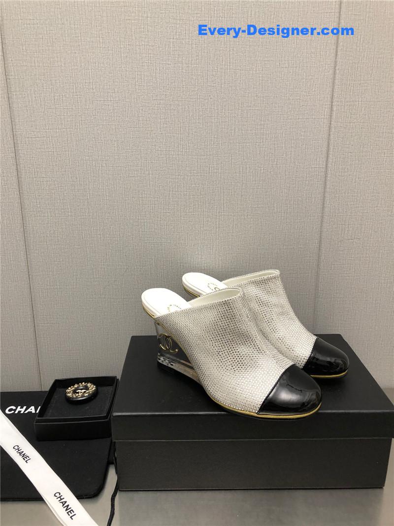 CC counter catwalk platform slippers