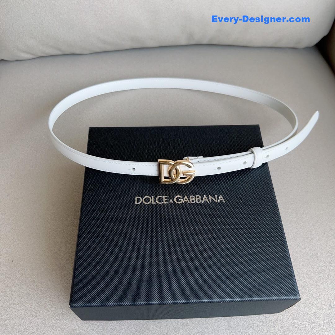 Dolce & Gabbana d&g Antique Gold Gancini Buckle Belt