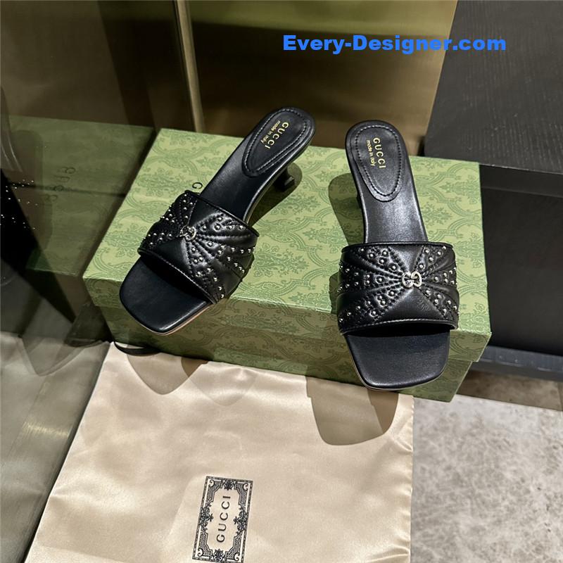 Gvc*1 high heel fish mouth sandals and slippers