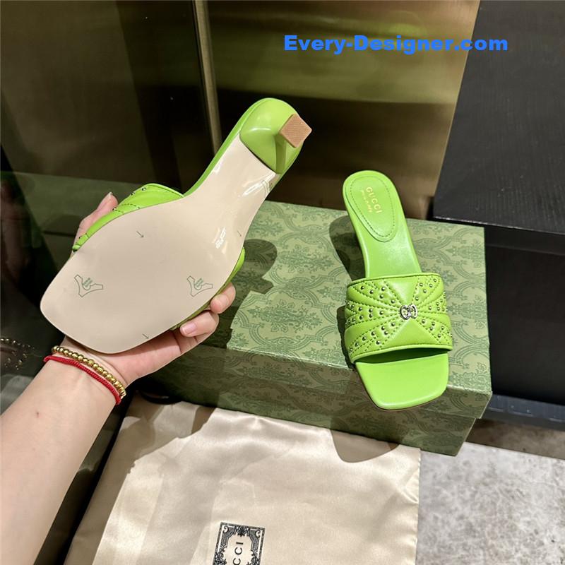 Gvc*1 high heel fish mouth sandals and slippers