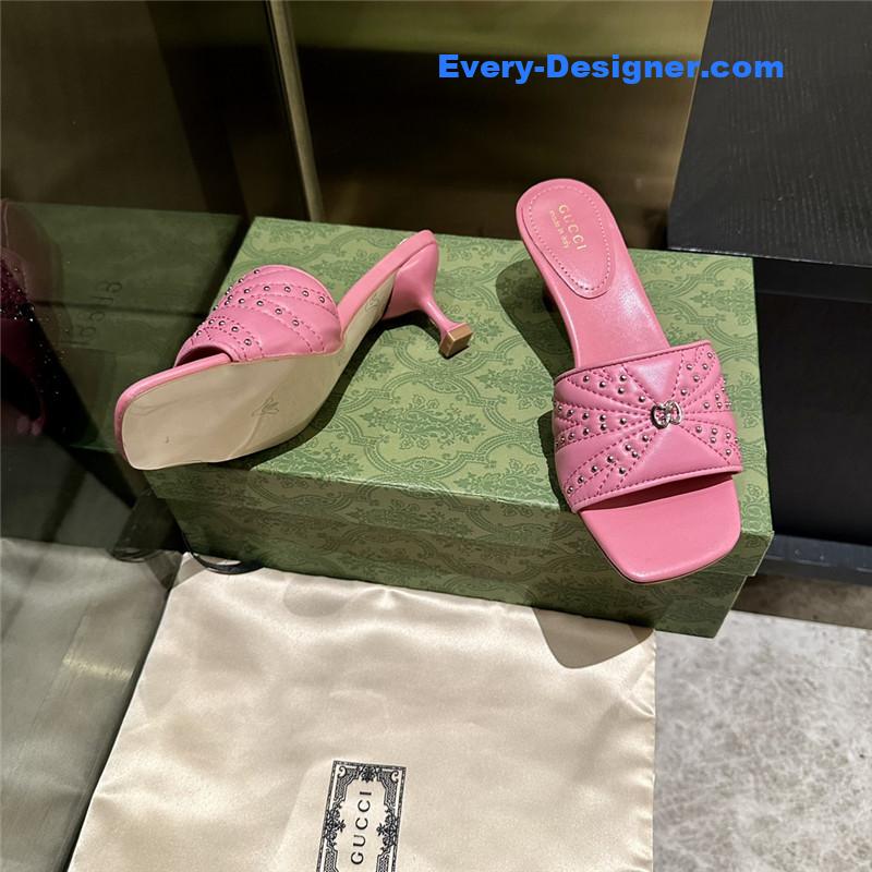 Gvc*1 high heel fish mouth sandals and slippers