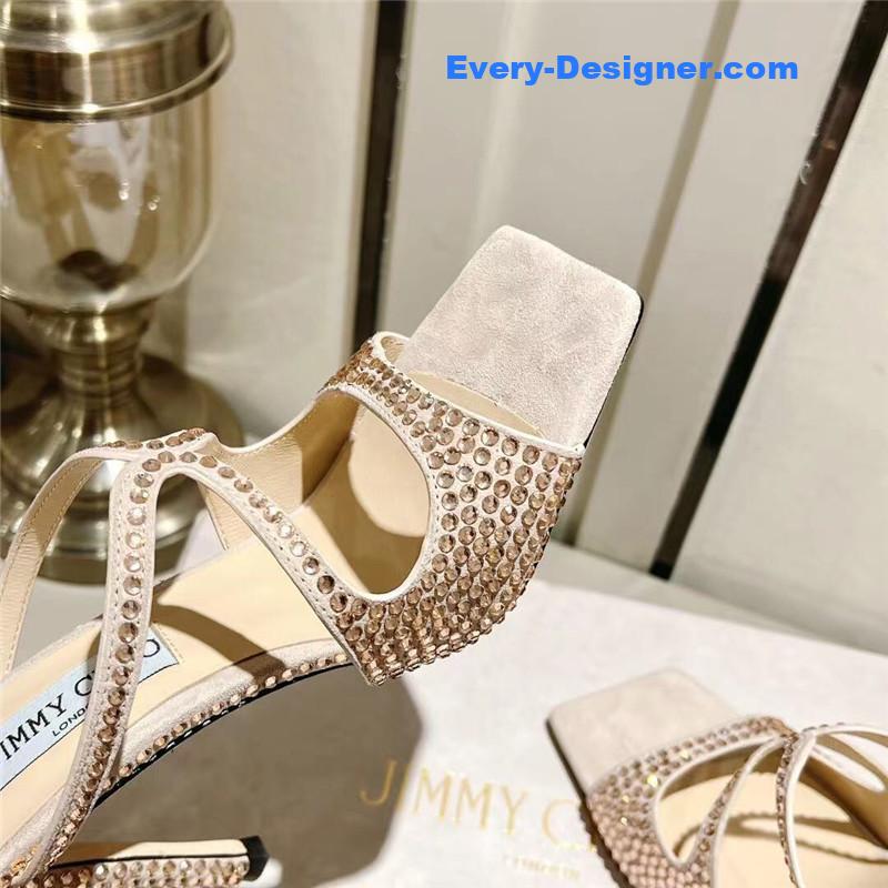 j1m*y ch00 hot D1am0nd series high-heeled sandals